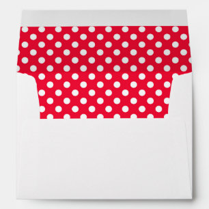Red with White Polka Dots - Envelope