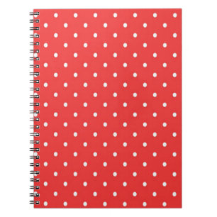 Red with White Polka Dots Notebook