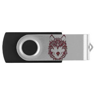Red Wolf Flash Drive