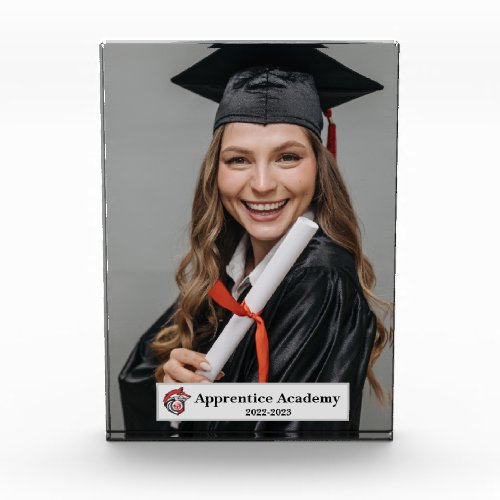 Red Wolf logo Personalized Photo Block