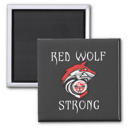 Red Wolf Strong Magnet