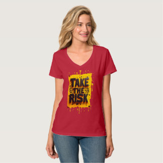 Red women's T-shirt 
