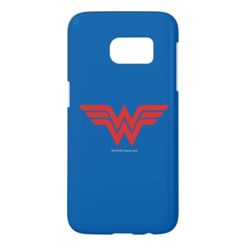 Red Wonder Woman Logo Samsung Galaxy S7 Case