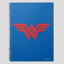 Red Wonder Woman Logo Notebook