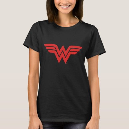 Red Wonder Woman Logo T-shirt