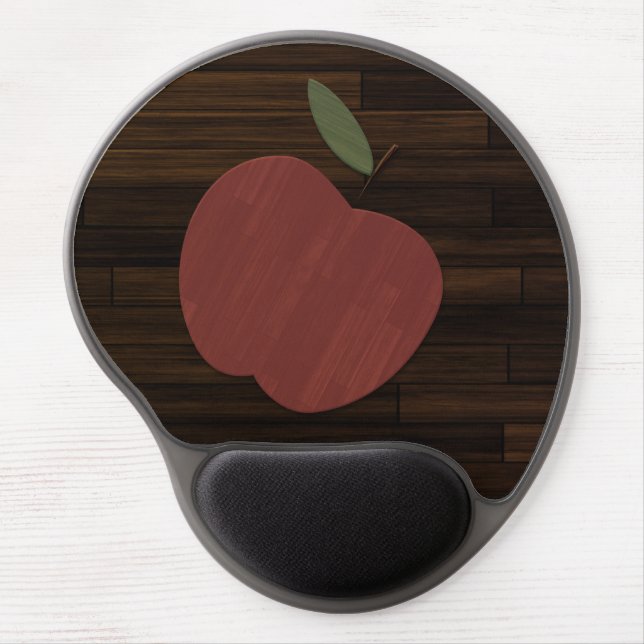 Red Wood Apple Gel Mouse Pad (Front)