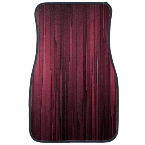 Red Wood Front Car Mat