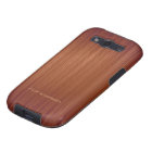 Red Wood Look Texture Pattern-Monogram