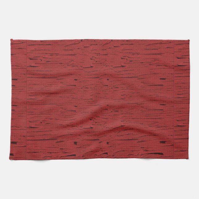 Red Wood Towel (Horizontal)