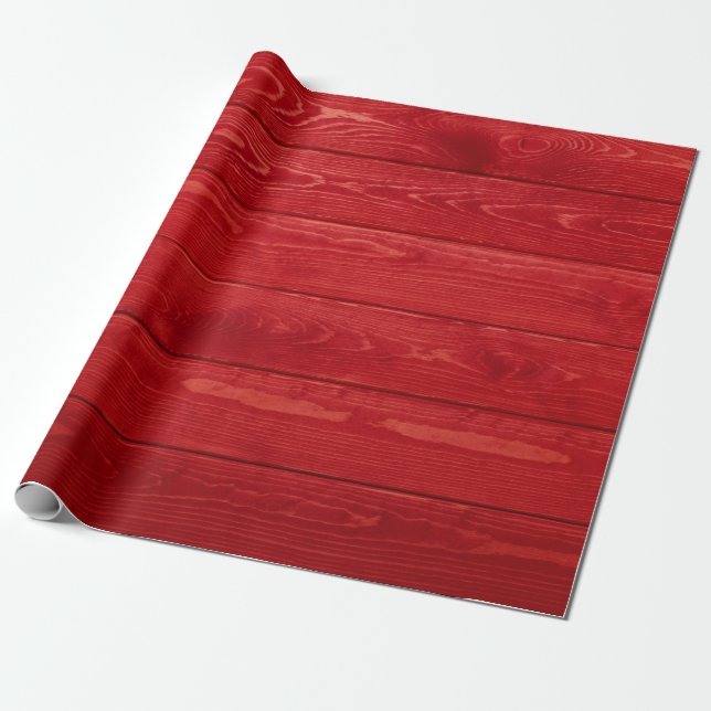 Red wooden backgroundwood,background,texture,rusti wrapping paper (Unrolled)