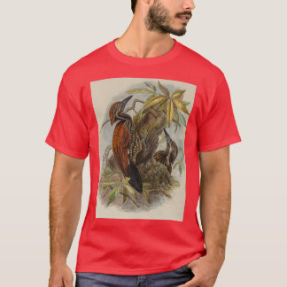 Red Woodpecker Peculiar To Ceylon T-Shirt