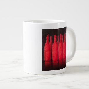 Red wrapped wine 2012 large coffee mug