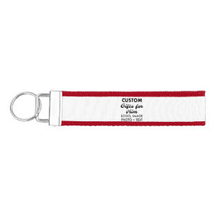 Red Wristband Keychain Custom Gifts for Him