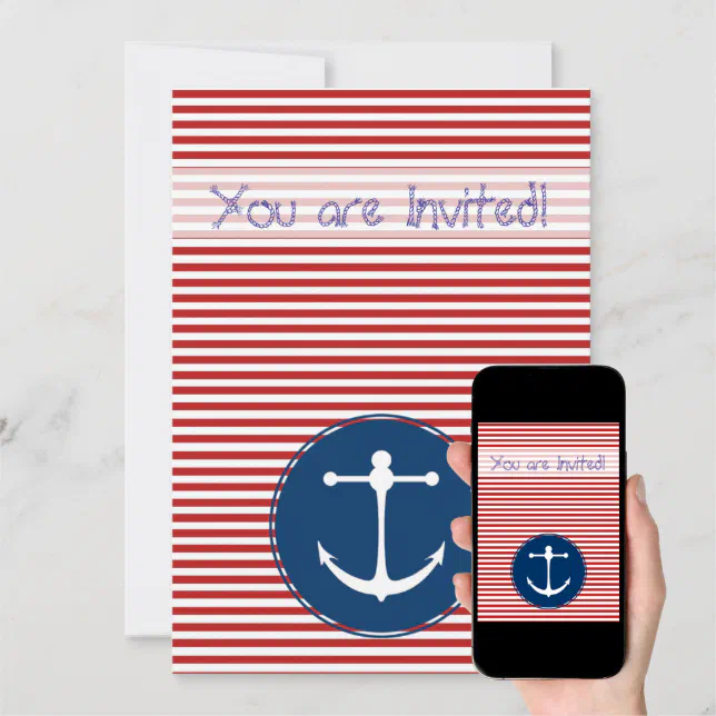 yacht club invitation