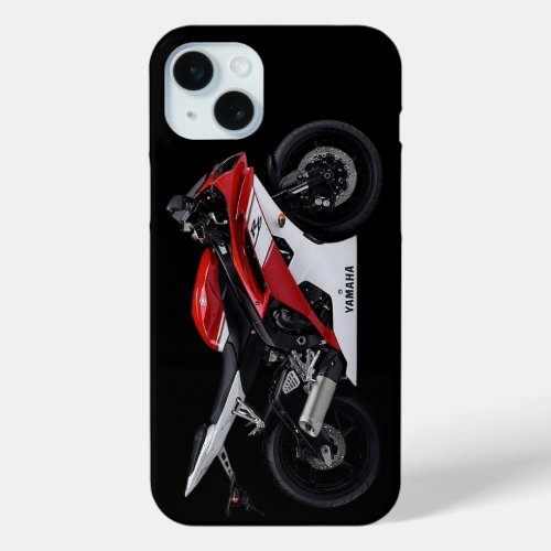 Red Yamaha Yzf_R6 Motorcycle iPhone 15 Plus Case