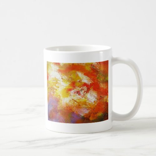 Red Yellow Abstract Coffee Mug