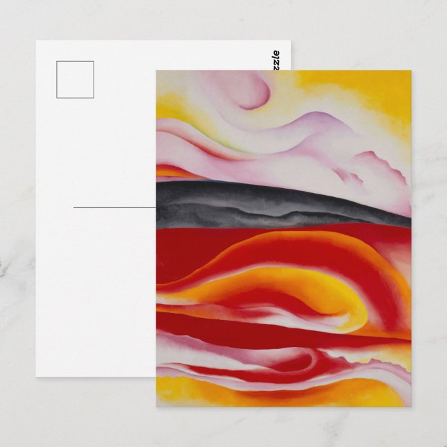Red, Yellow and Black Streak | Georgia O'Keeffe | Postcard (Front/Back)