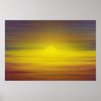 Red Yellow and Blue Hues 36x24 Print