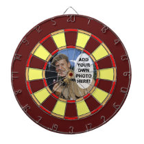 Red Yellow and Orange Standard Photo Dartboard