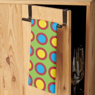 Red Yellow Blue Circles Pattern
