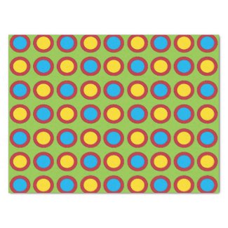 Red Yellow Blue Circles Pattern