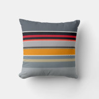Red Yellow Blue Silver Multicolor Striped Pattern