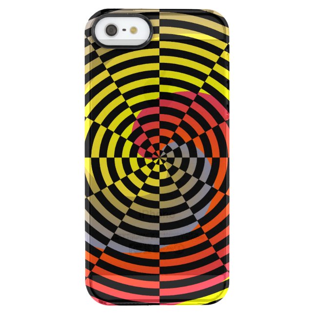 Red Yellow Blue Spiral by Kenneth Yoncich Uncommon iPhone Case (Back)