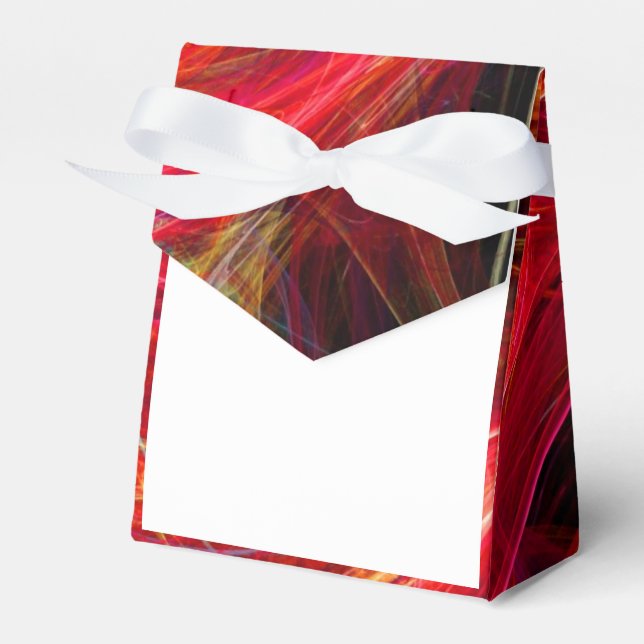 RED YELLOW CRAZY PHOTON FAVOR BOXES (Front Side)