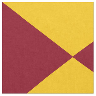 Red, yellow, diamond fabric