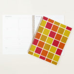 Red, Yellow, Gold and Orange Mini Squares Planner