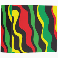 Red Yellow Green Black Rasta Wave