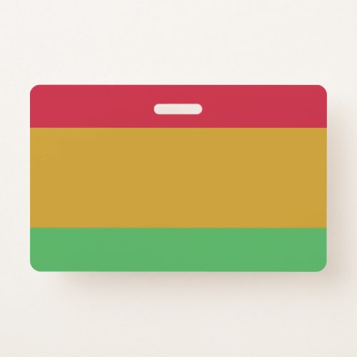 Red yellow green Juneteenth colors Badge