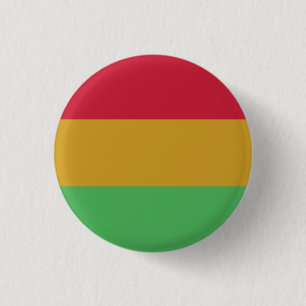 Red yellow green Juneteenth colors Button