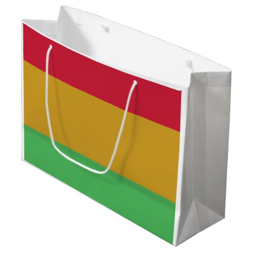 Red yellow green Juneteenth colors Large Gift Bag