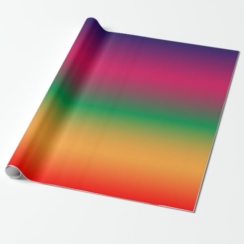 Red yellow green pink violet gradient wrapping paper