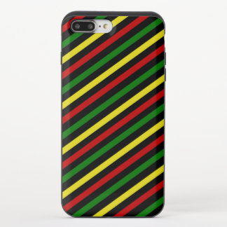 Red Yellow Green Striped iPhone 8/7 Plus Slider Case