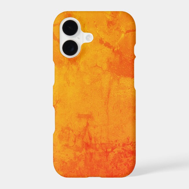 Red Yellow Marbled , Rainbow Art iPhone Case (Back)