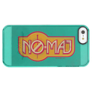 Red & Yellow NO-MAJ™ Badge Clear iPhone SE/5/5s Case