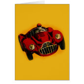 Red Yellow Old Auto Racing Car (Front)