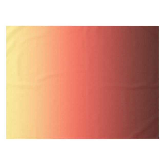 Red yellow Ombre . Tablecloth (Front (Horizontal))