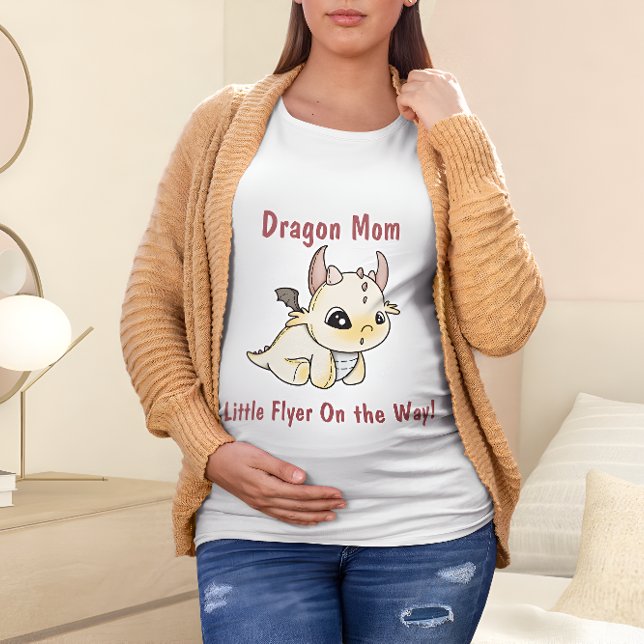 Red yellow pastel baby dragon Mom T-Shirt (Creator Uploaded)
