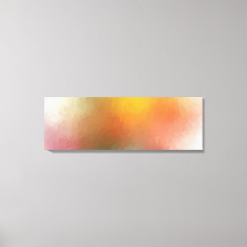 Red Yellow Pink Green Blue Purple Abstract Art Canvas Print