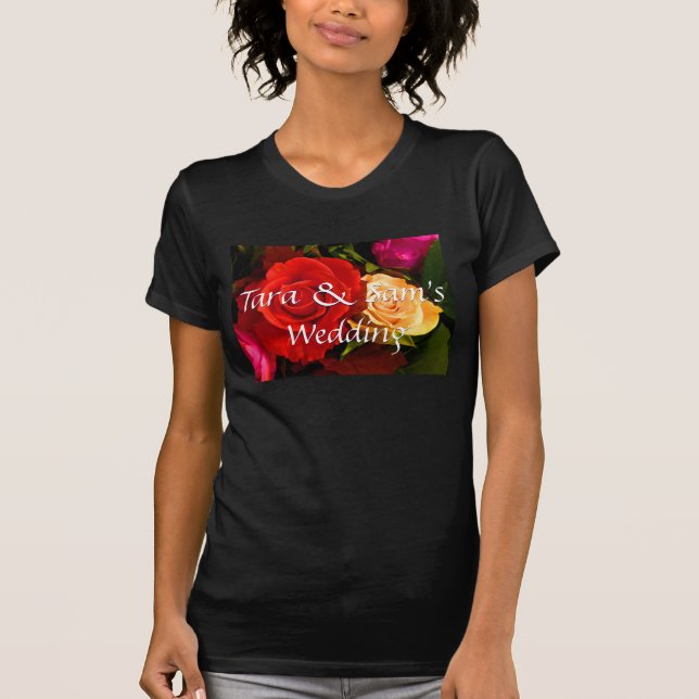Red Yellow Rose T-Shirt (Front)