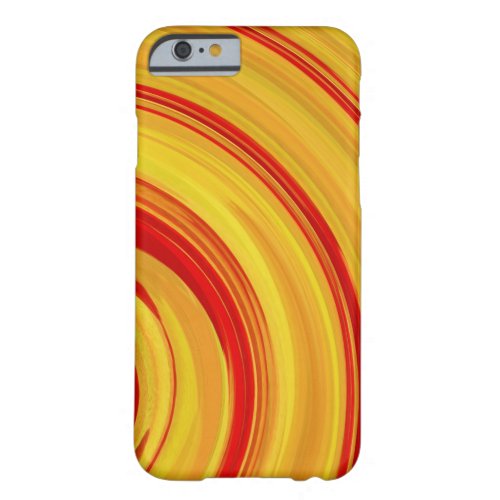 Red Yellow Spiral Abstract Background Barely There iPhone 6 Case
