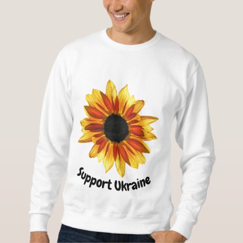 Red Yellow Sunflower for Ukraine Sweatshirt