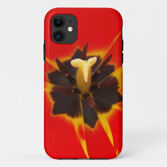 red yellow tulip Case-Mate iPhone case (Back)