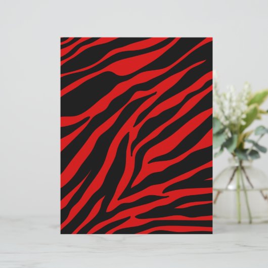 red zebra (Standing Front)