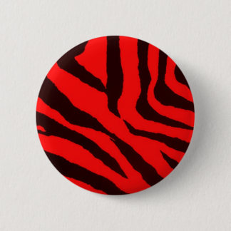 Red Zebra Button