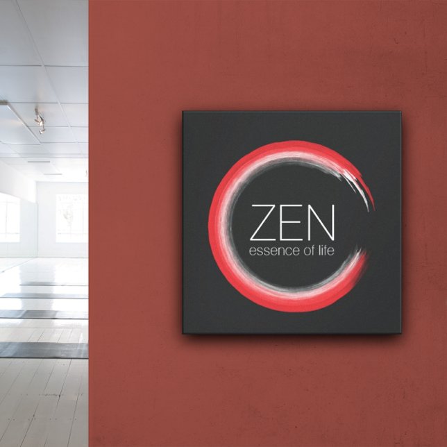 Red Zen Canvas Print (Red Zen)