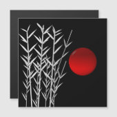 Red Zen Circle red sun symbol (Front/Back)